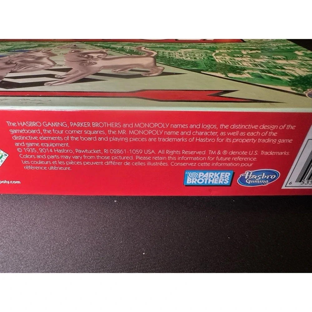 Monopoly Fast Dealing Property Trading Board Game - Cat Token-Hasbro -Speed Die